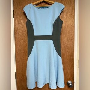 Blue and grey New York & Co. dress